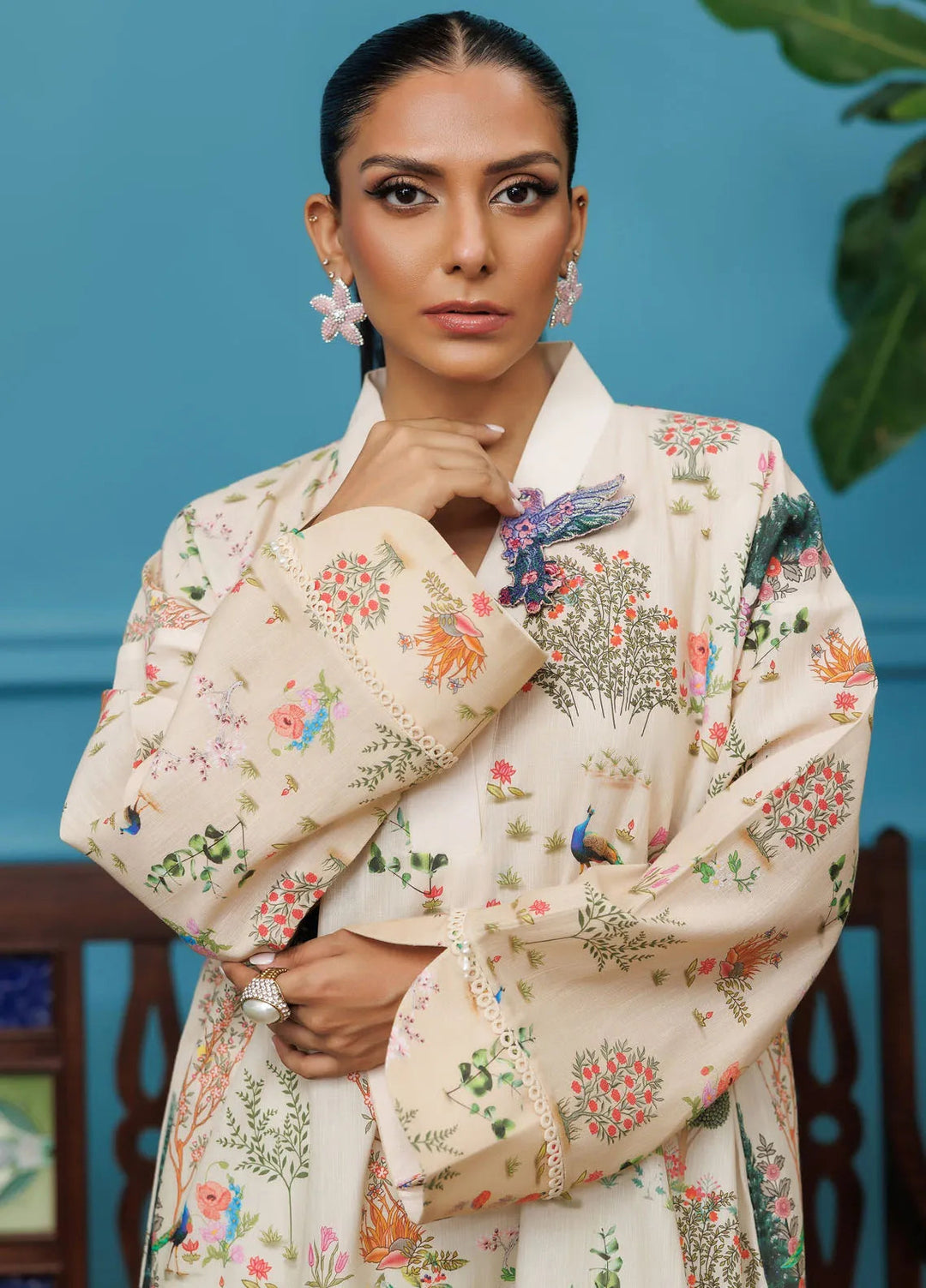 Threads And Motifs Pret Casual Viscose Silk Tunic Dress 8962