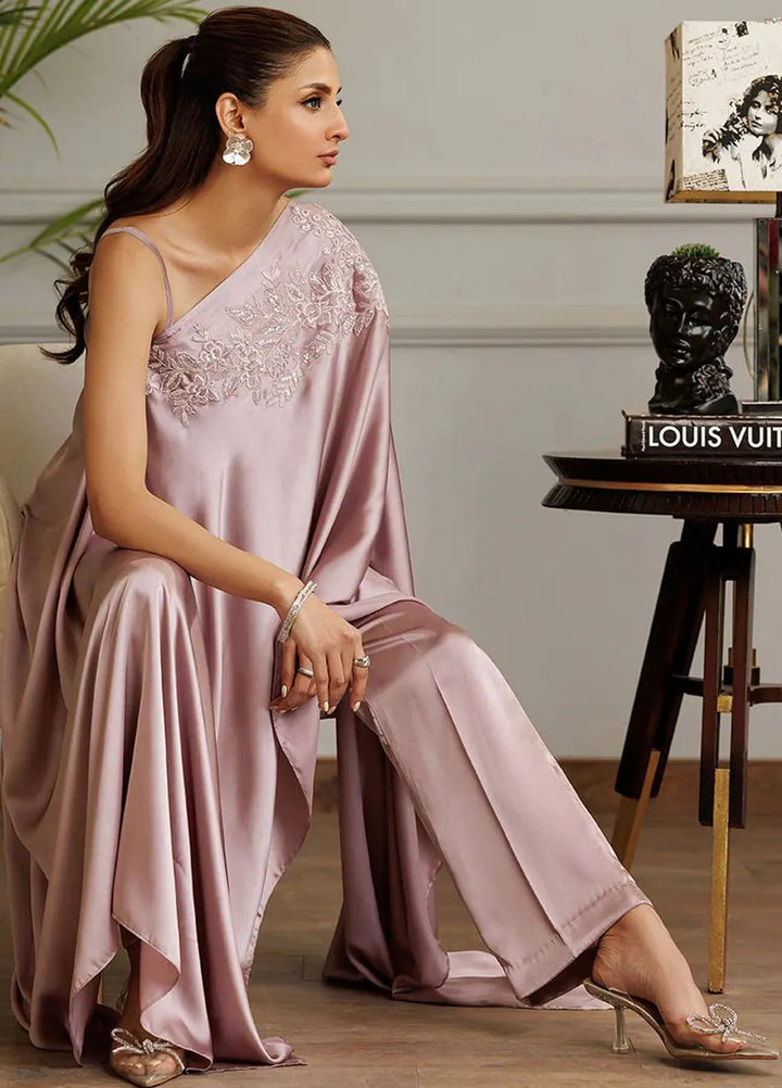 Threads And Motifs Pret Embroidered Chamois Kaftan 8756