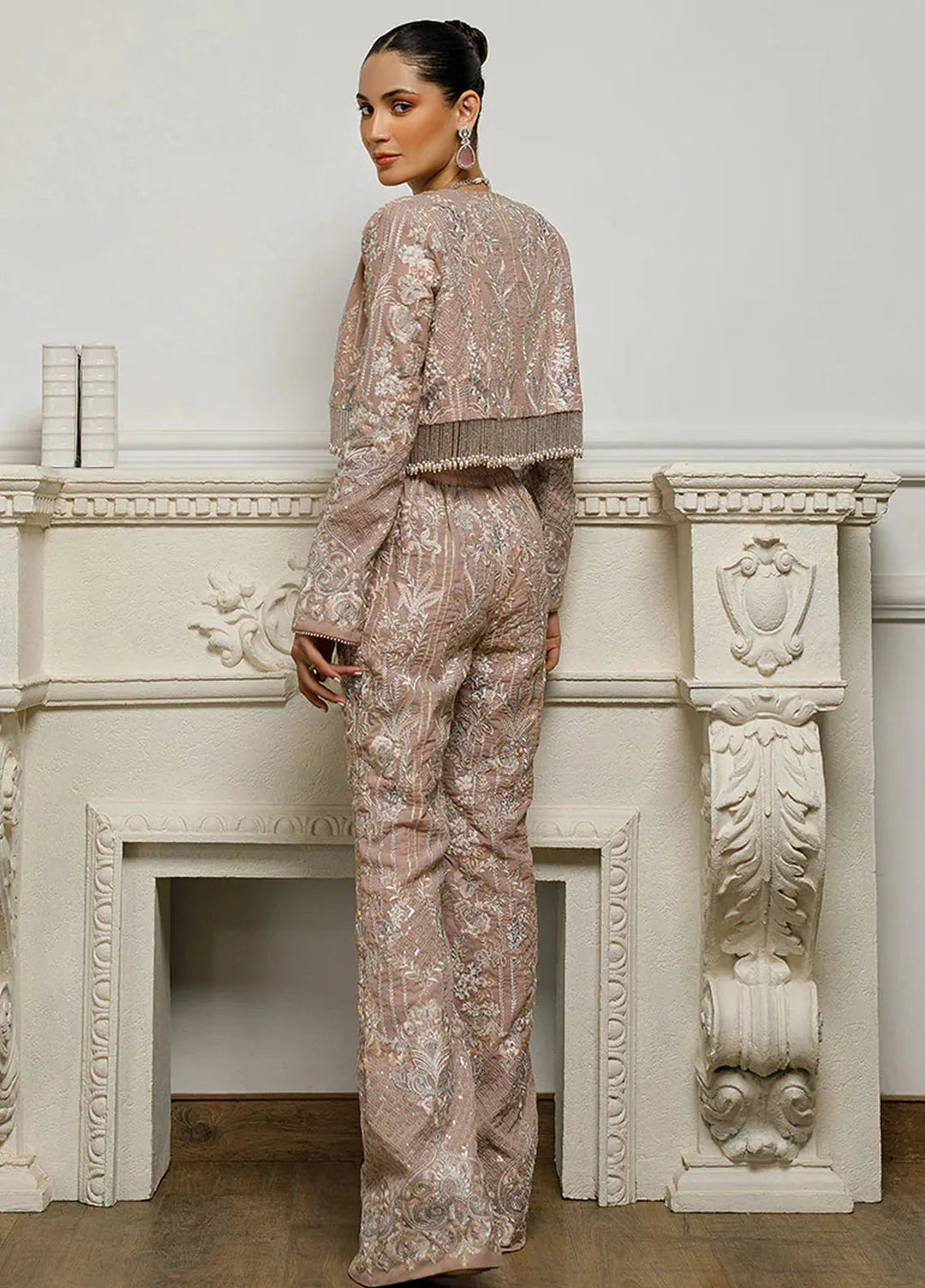 Threads And Motifs Pret Embroidered Chiffon Dress 8129.2