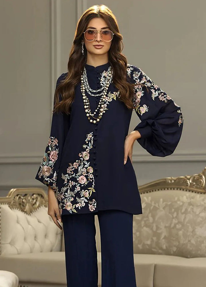 Threads And Motifs Pret Embroidered Chiffon Dress 8615