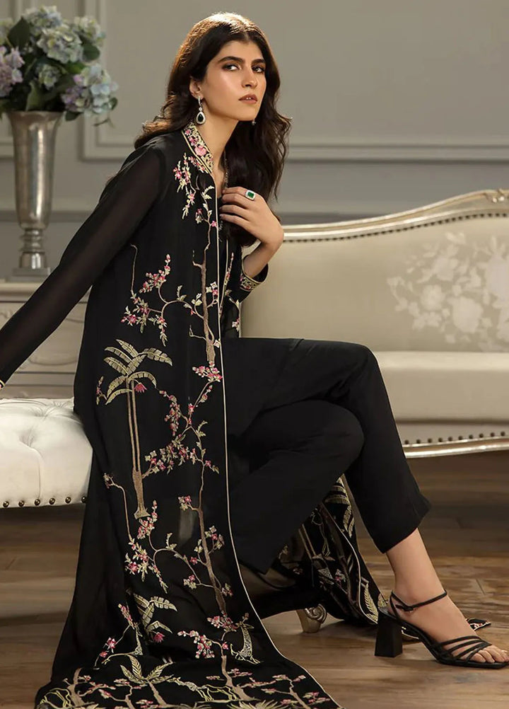 Threads And Motifs Pret Embroidered Chiffon Dress 8626