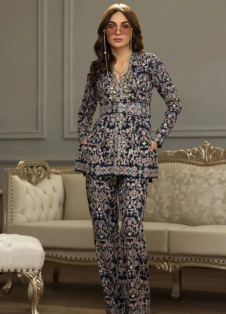 Threads And Motifs Pret Embroidered Chiffon Dress 8794