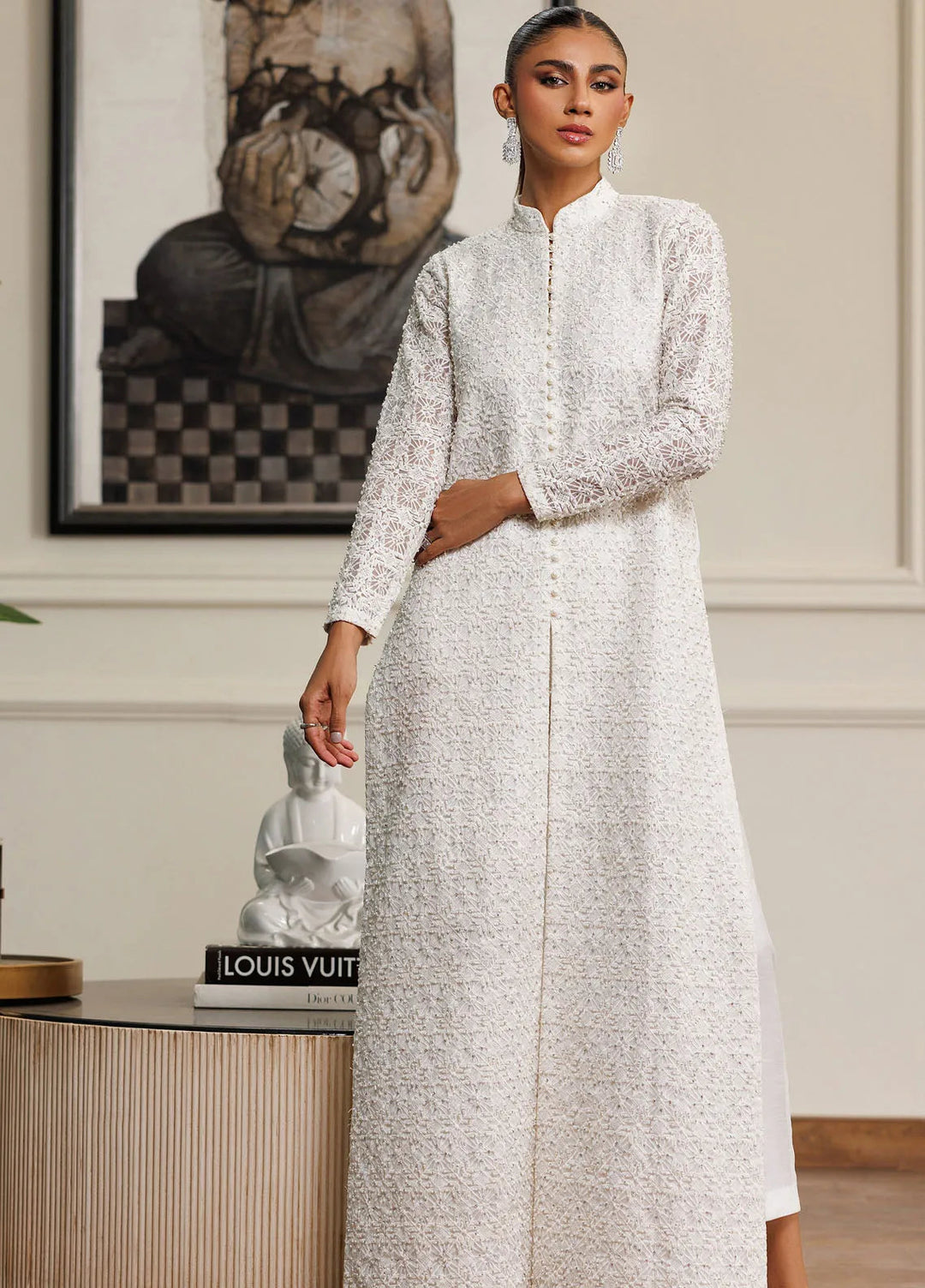 Threads And Motifs Pret Embroidered Dress 9019