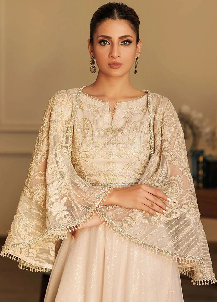 Threads And Motifs Pret Embroidered Net Cape 8707.1