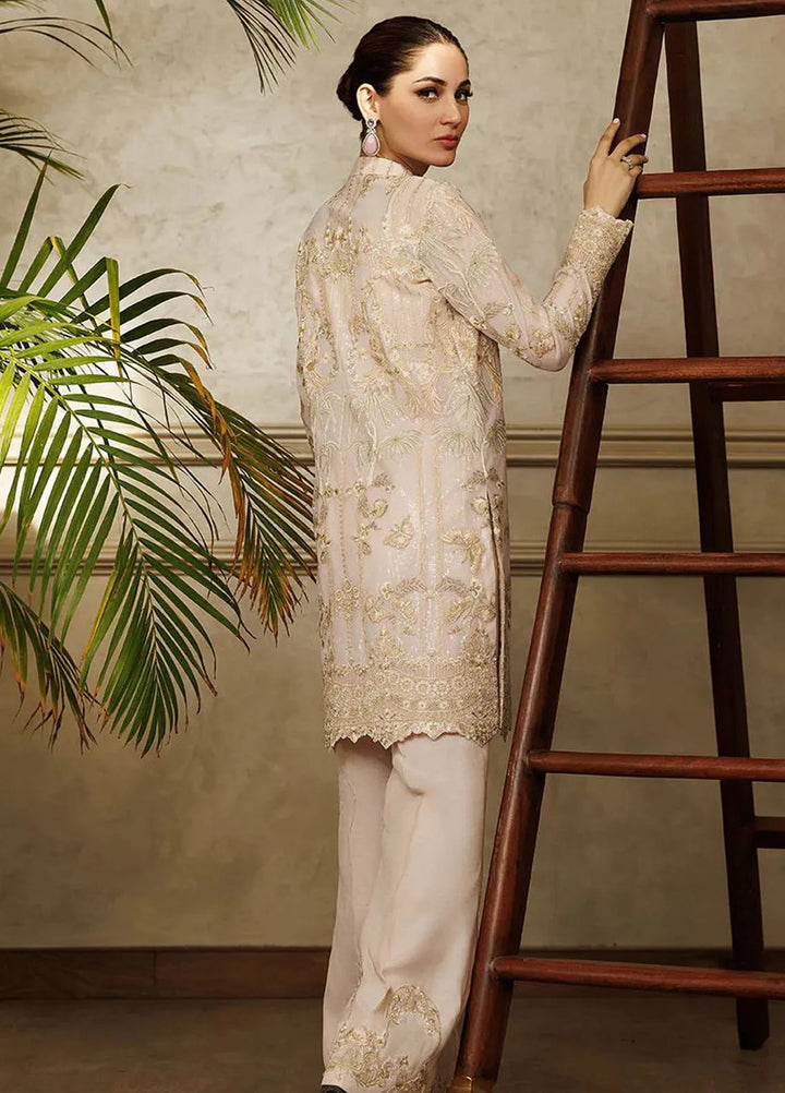 Threads And Motifs Pret Embroidered Net Dress 8621