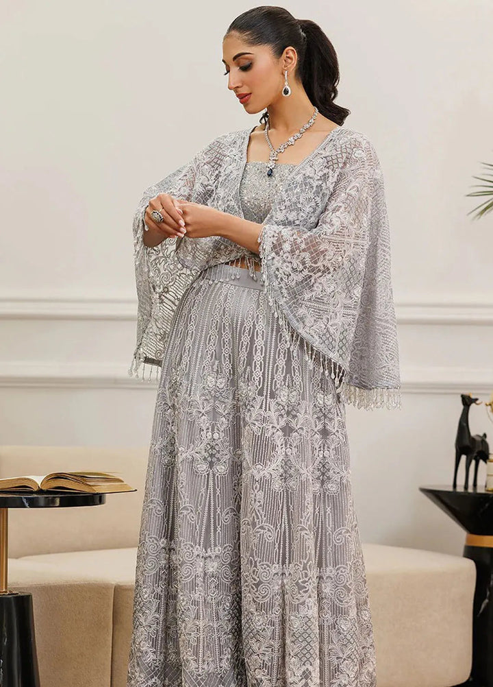 Threads And Motifs Pret Embroidered Net Lehenga 8901