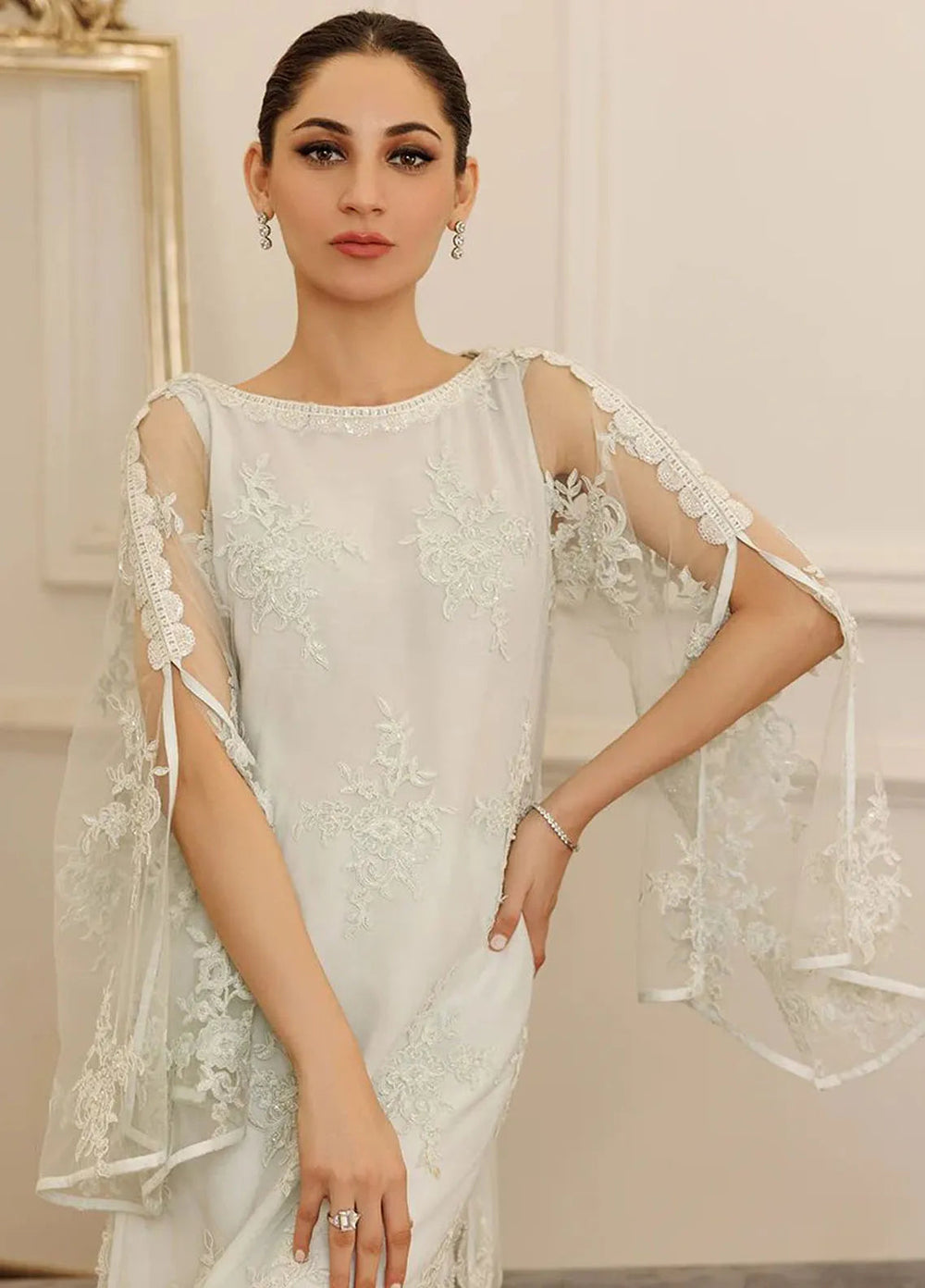 Threads And Motifs Pret Embroidered Net Tunic 8750