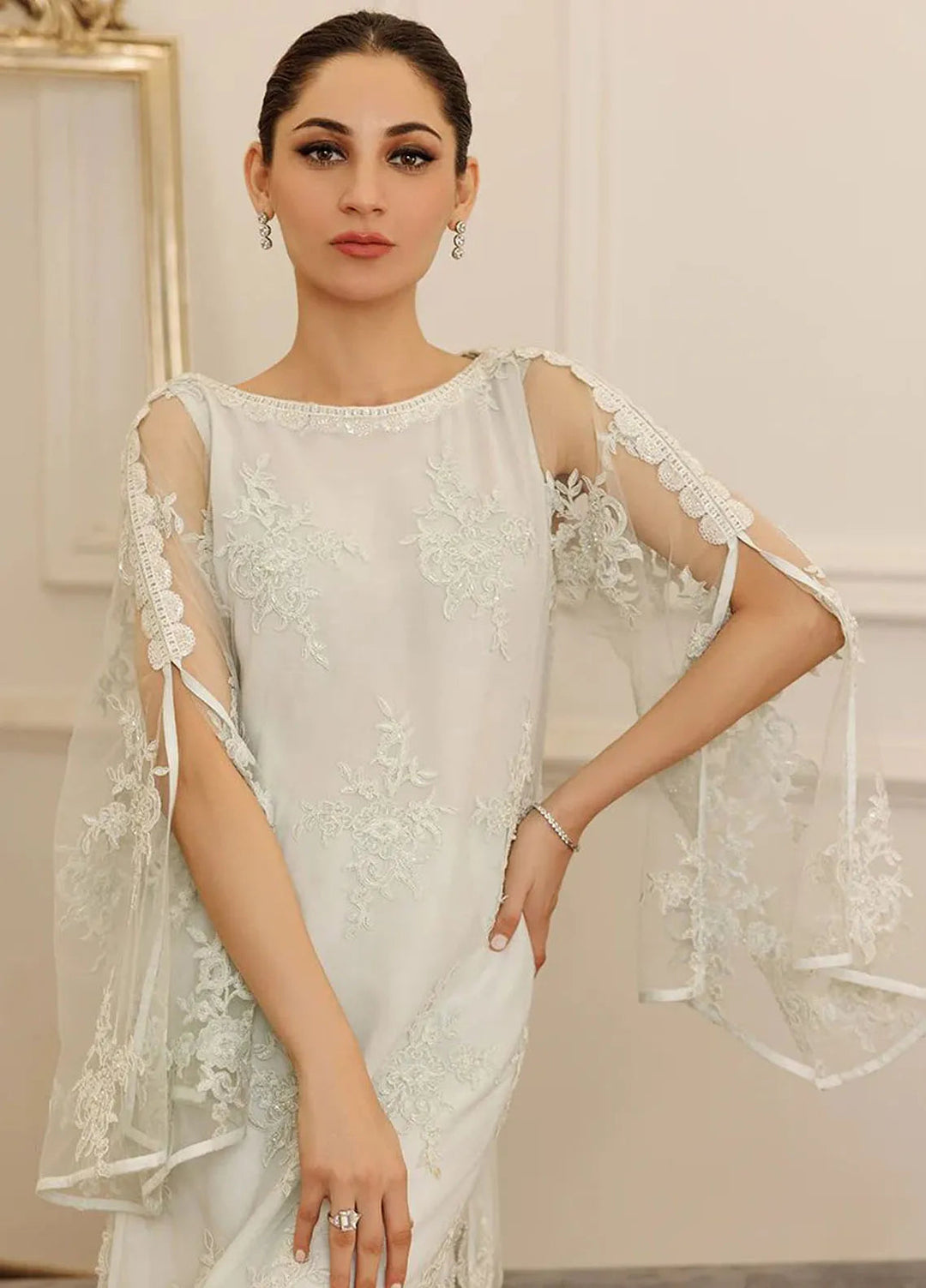 Threads And Motifs Pret Embroidered Net Tunic 8750