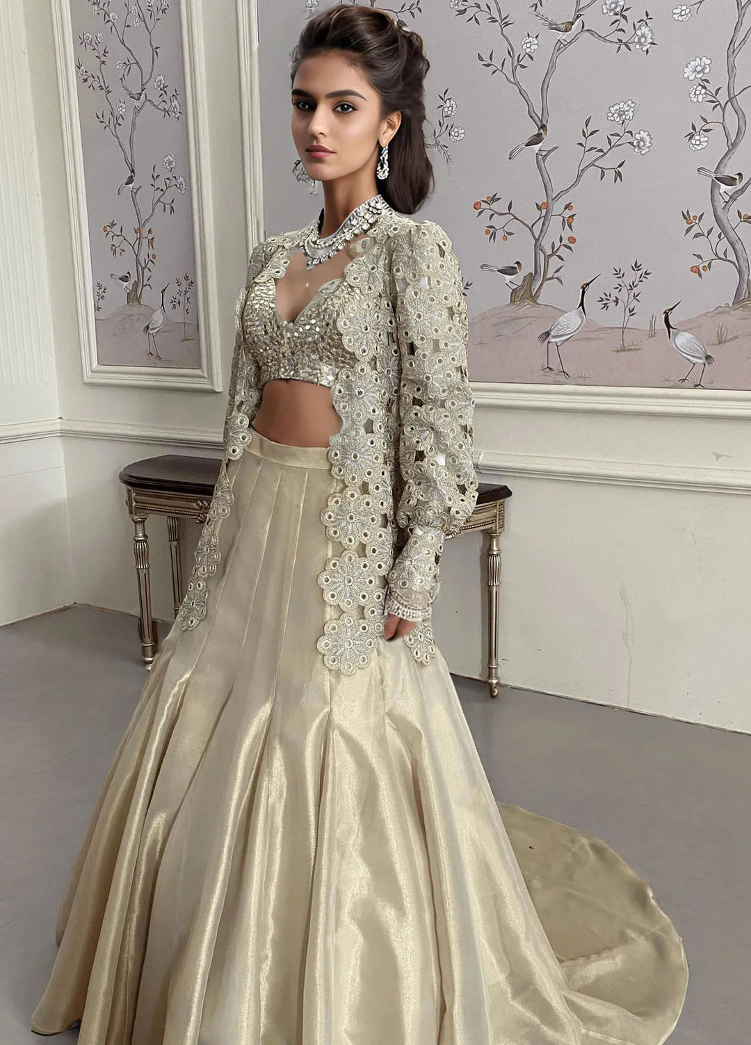 Threads And Motifz Pret Embroidered 2 Piece Suit 9105