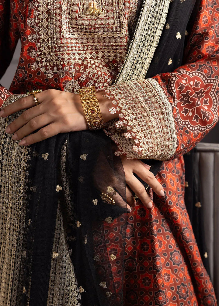 Threads And Motifz Pret Embroidered 3 Piece Suit 9061