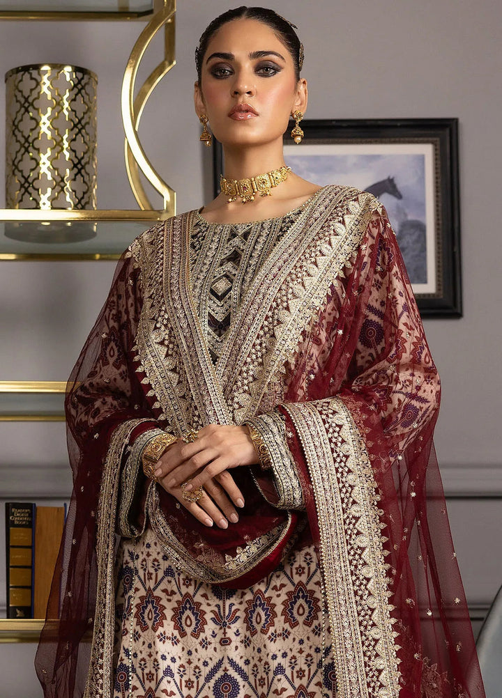 Threads And Motifz Pret Embroidered 3 Piece Suit 9130