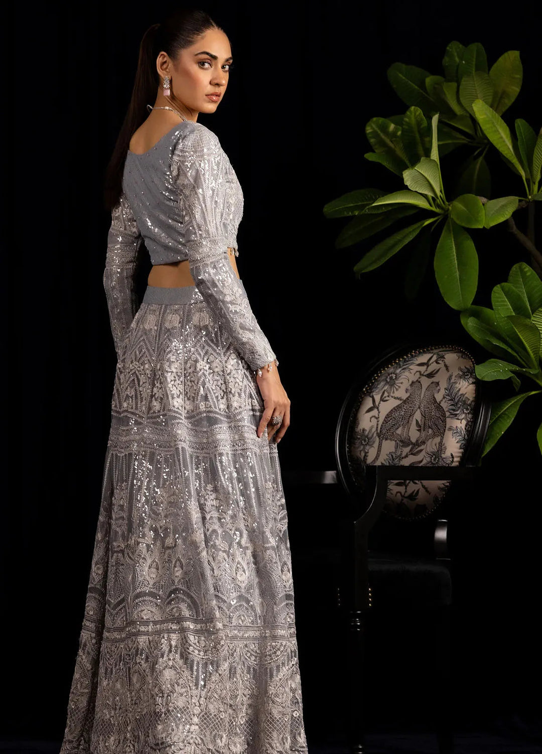 Threads And Motifz Pret Embroidered Net 2 Piece Suit 8318.2