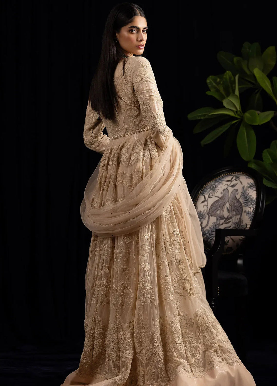 Threads And Motifz Pret Embroidered Net 2 Piece Suit 8943.2