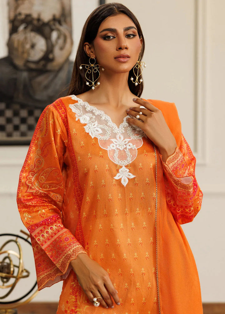 Threads And Motifs Pret Embroidered Net 3 Piece Suit 8936