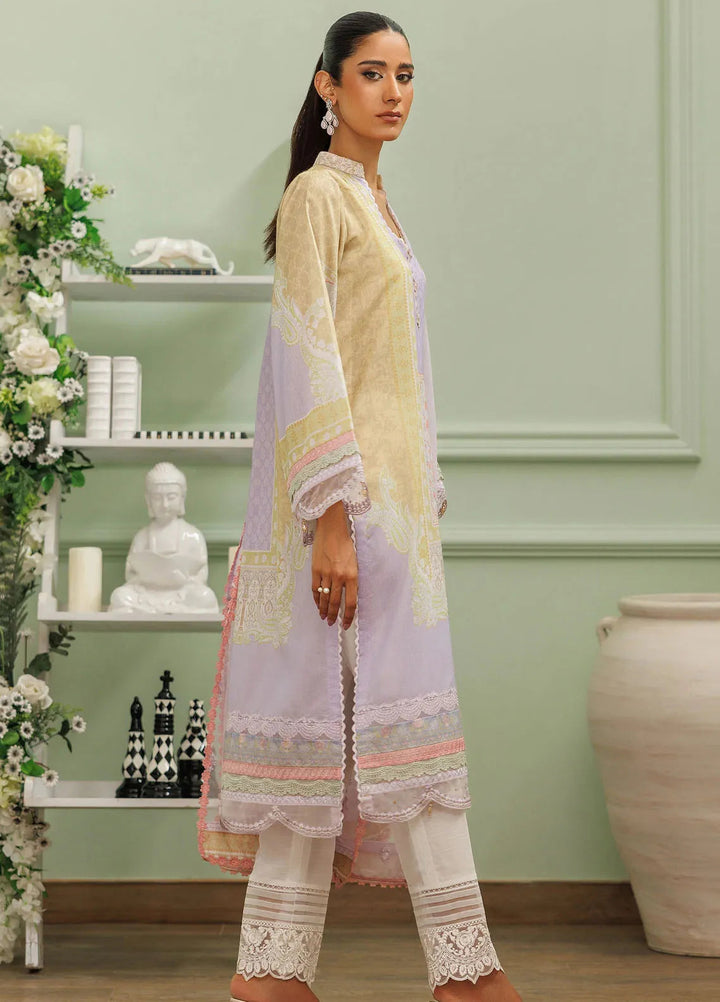 Threads And Motifs Pret Embroidered Net 3 Piece Suit 8953