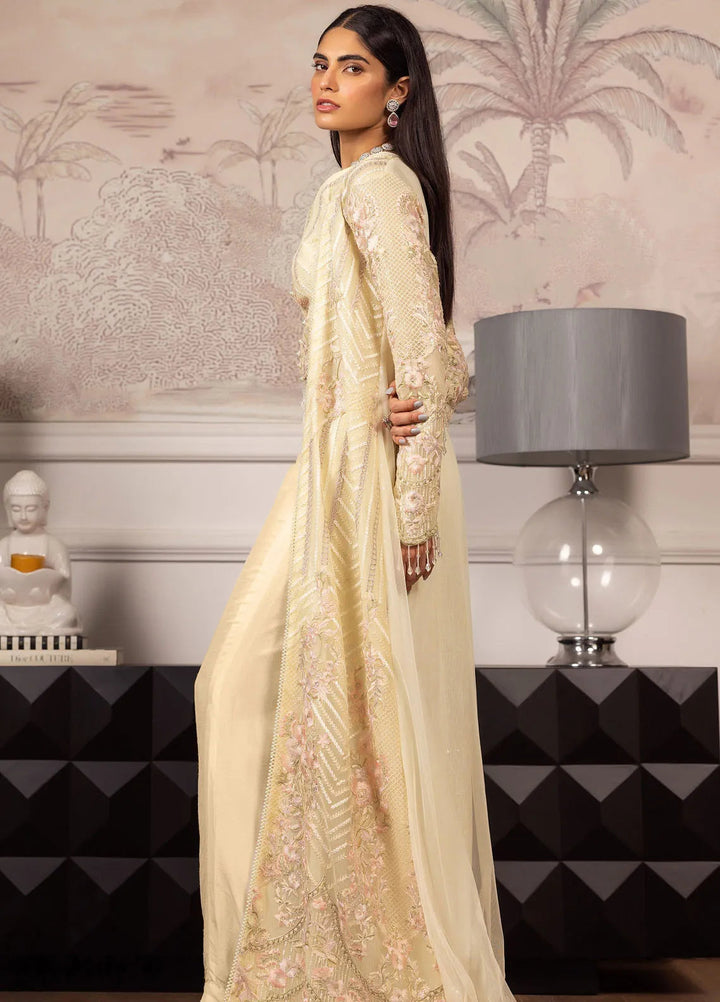 Threads And Motifz Pret Embroidered Net 3 Piece Suit 9005
