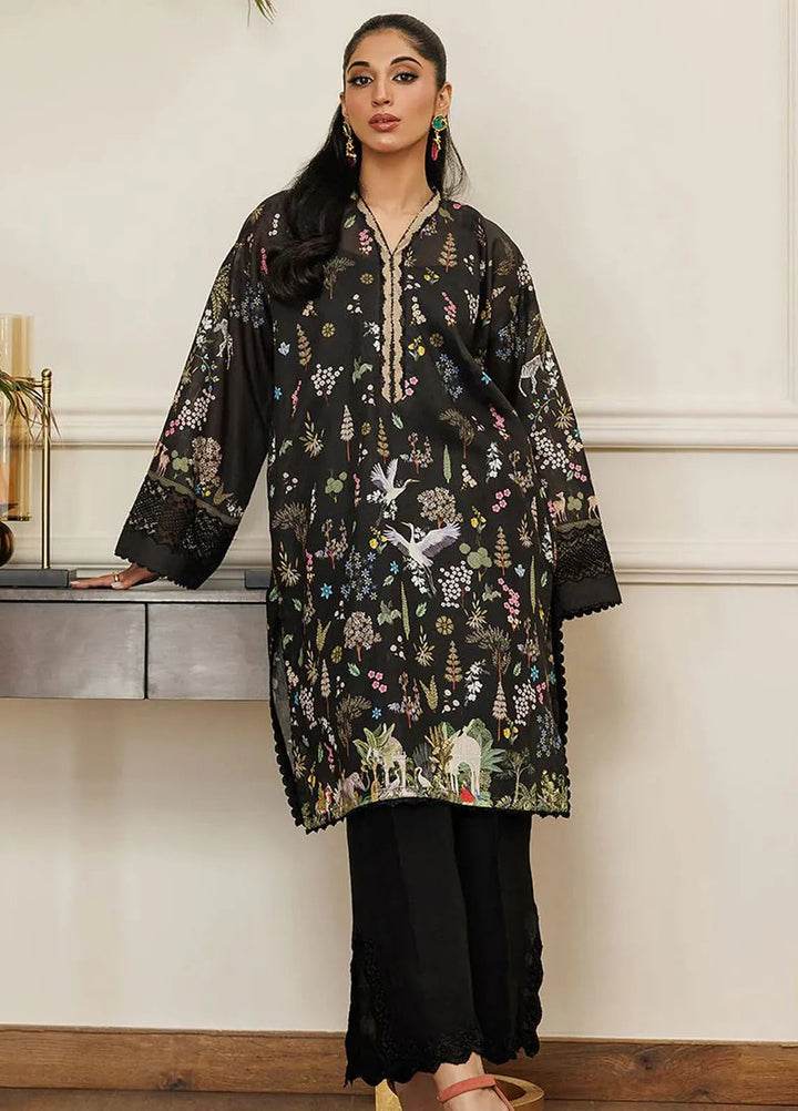 Threads And Motifs Pret Embroidered Net 3 Piece Suit 9018