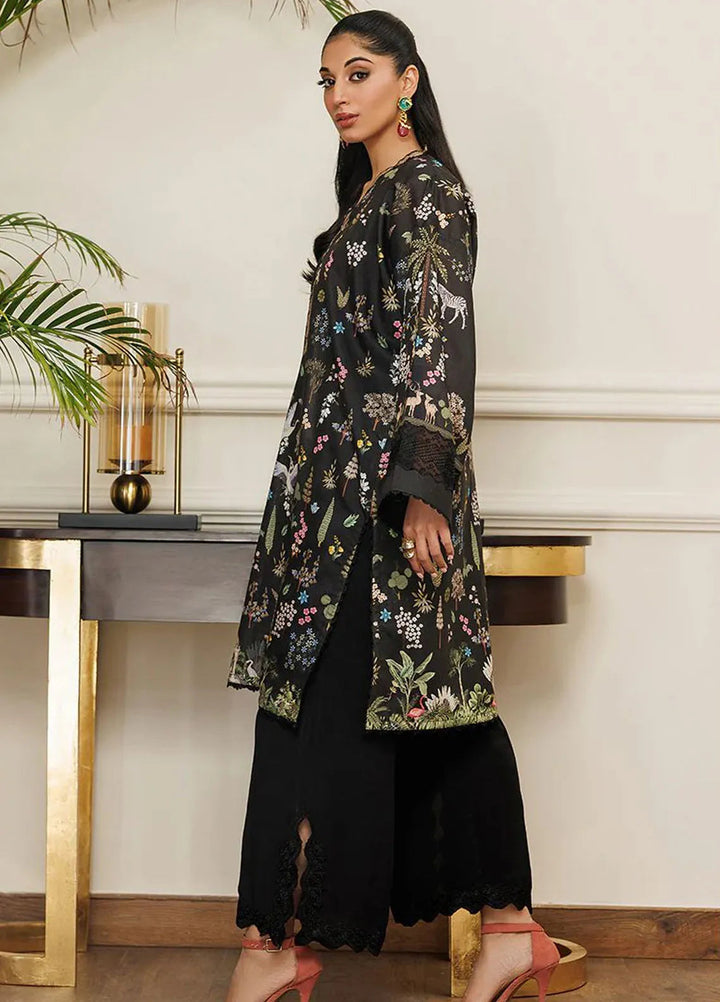 Threads And Motifs Pret Embroidered Net 3 Piece Suit 9018