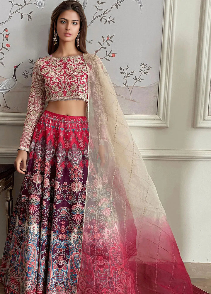 Threads And Motifz Pret Embroidered Viscose 3 Piece Suit 9099