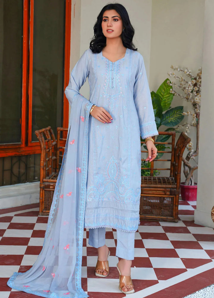 Threads And Weaves Embroidered Karandi Suit Unstitched 3 Piece KR24101 - Festive Collection