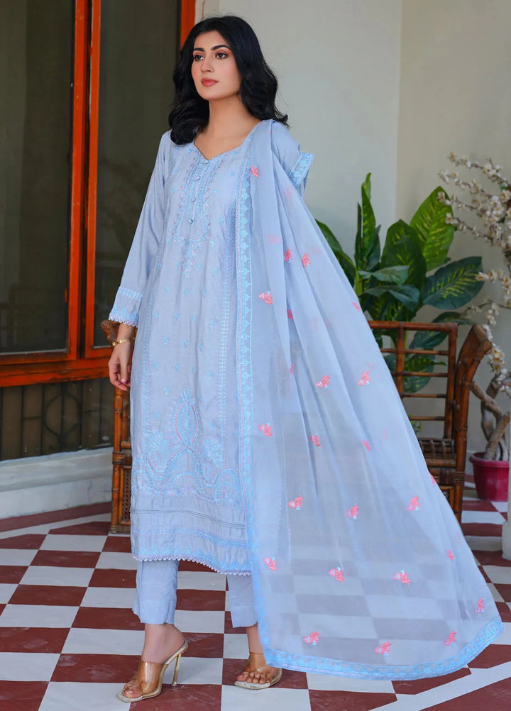 Threads And Weaves Embroidered Karandi Suit Unstitched 3 Piece KR24101 - Festive Collection