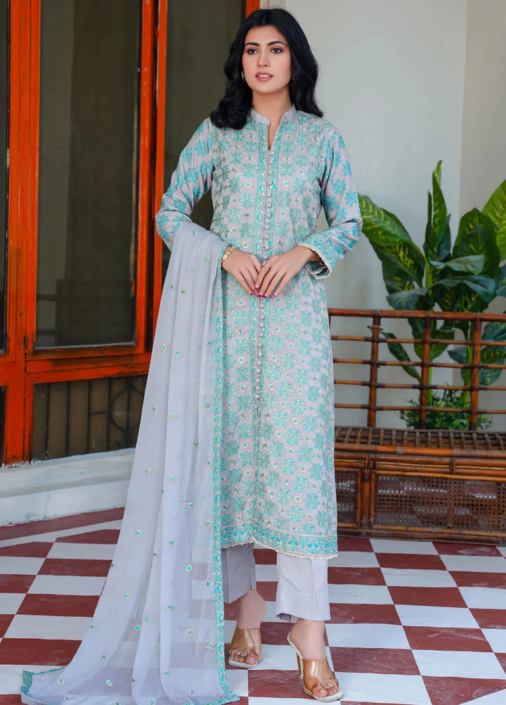 Threads And Weaves Embroidered Karandi Suit Unstitched 3 Piece KR24103 - Festive Collection
