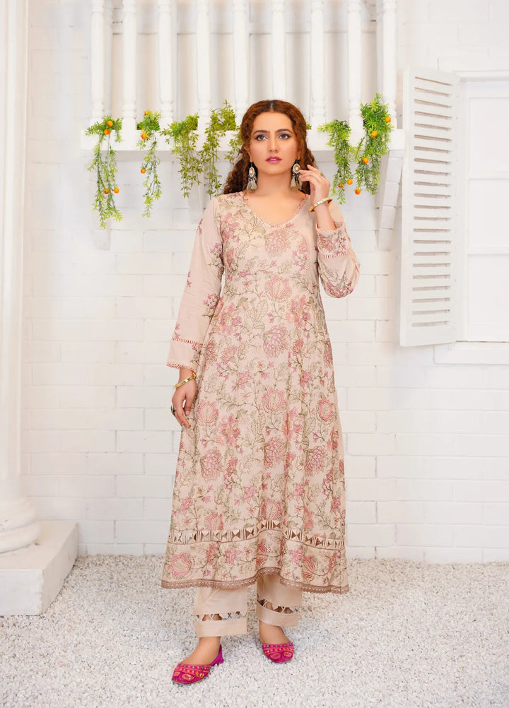 Threads And Weaves Embroidered Lawn Suit Unstitched 3 Piece L23110 - Summer Collection