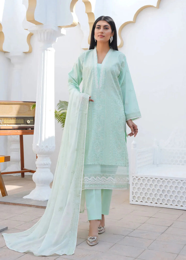 Threads And Weaves Embroidered Lawn Suit Unstitched 3 Piece L23210 - Festive Collection