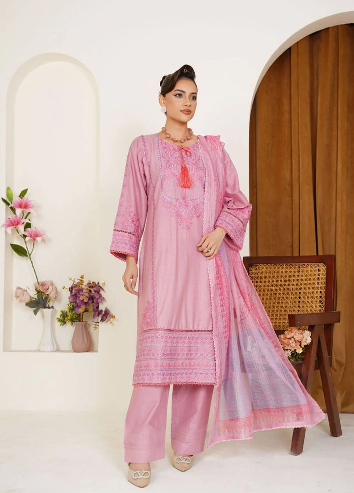 Threads And Weaves Pret Embroidered Lawn 3 Piece Suit RTWL25205