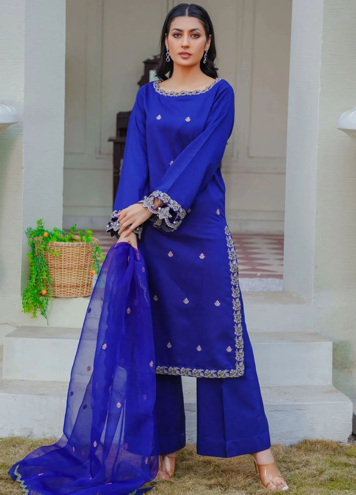 Threads And Weaves Pret Embroidered Viscose 3 Piece Suit RTWV24103