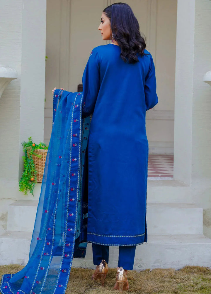 Threads And Weaves Pret Embroidered Viscose 3 Piece Suit RTWV24107