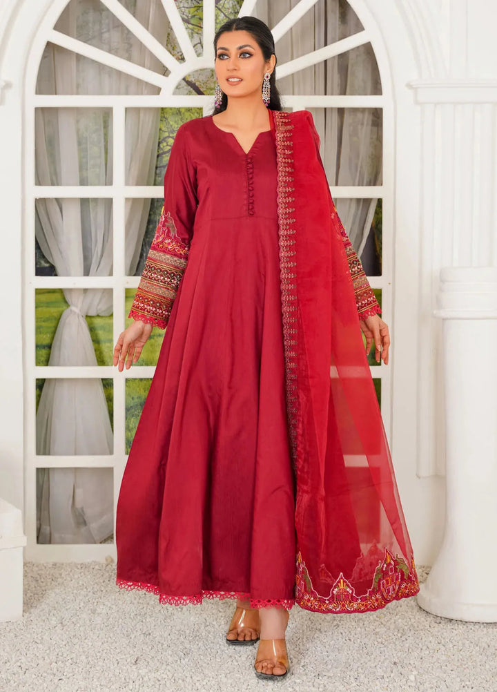 Threads And Weaves Pret Embroidered Viscose 3 Piece Suit RTWV24109