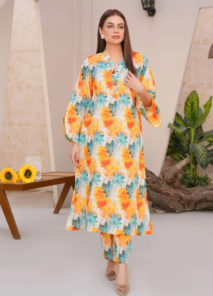 Threads And Weaves Pret Printed Lawn 2 Piece Suit Vibrant Floral