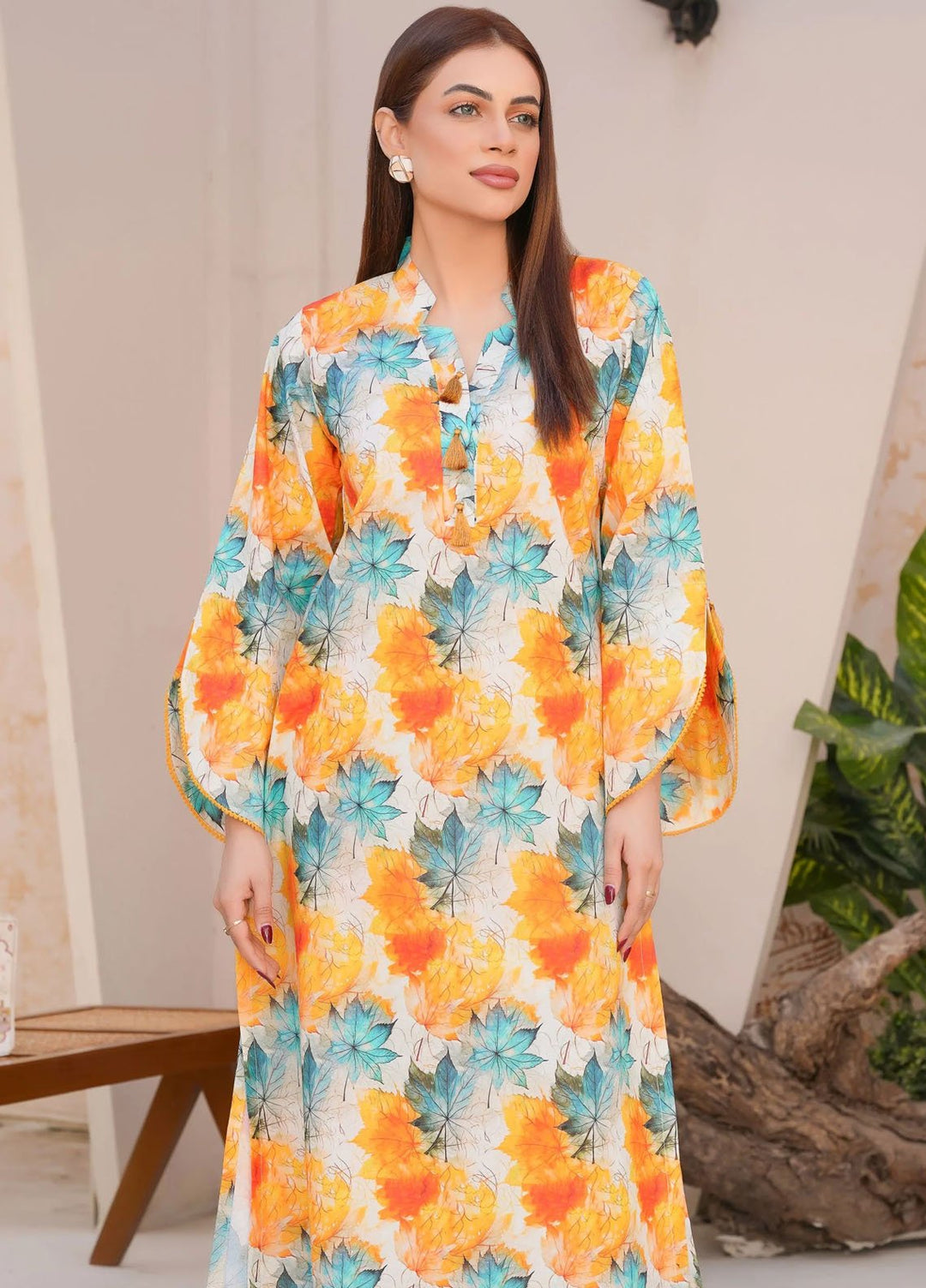 Threads And Weaves Pret Printed Lawn 2 Piece Suit Vibrant Floral