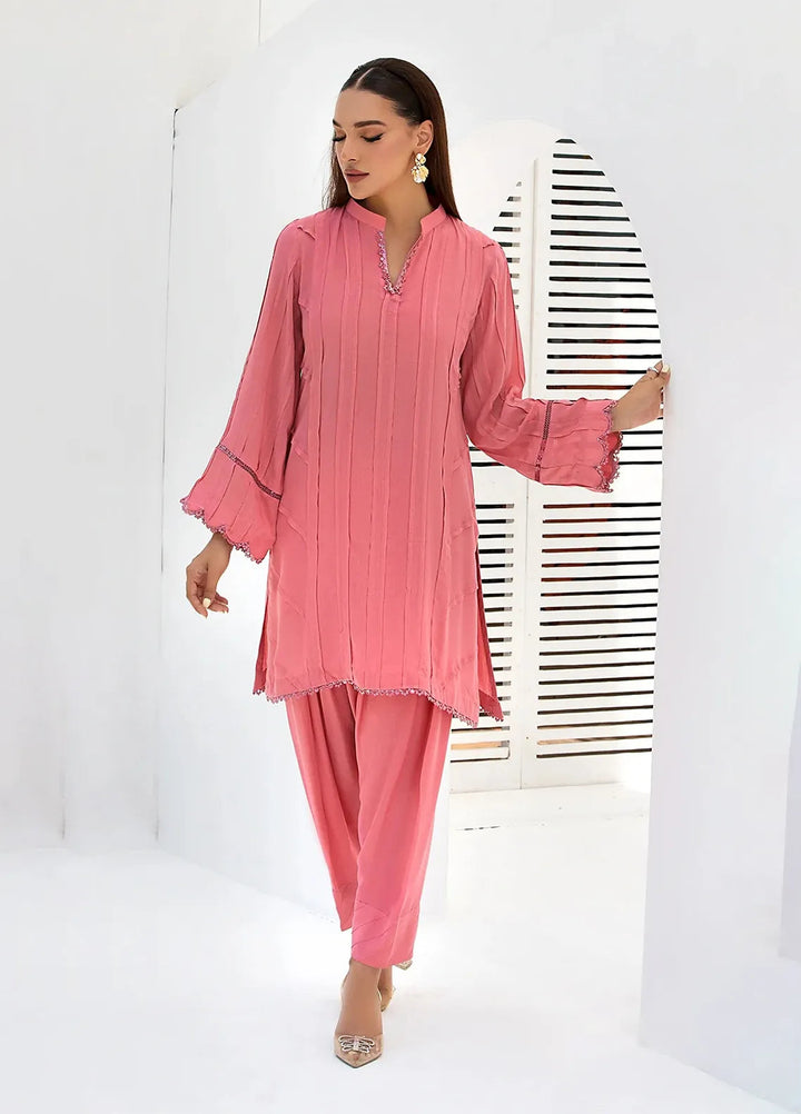 Threads By Ameerah Usman Pret Casual Cotton 2 Piece Suit  Floret