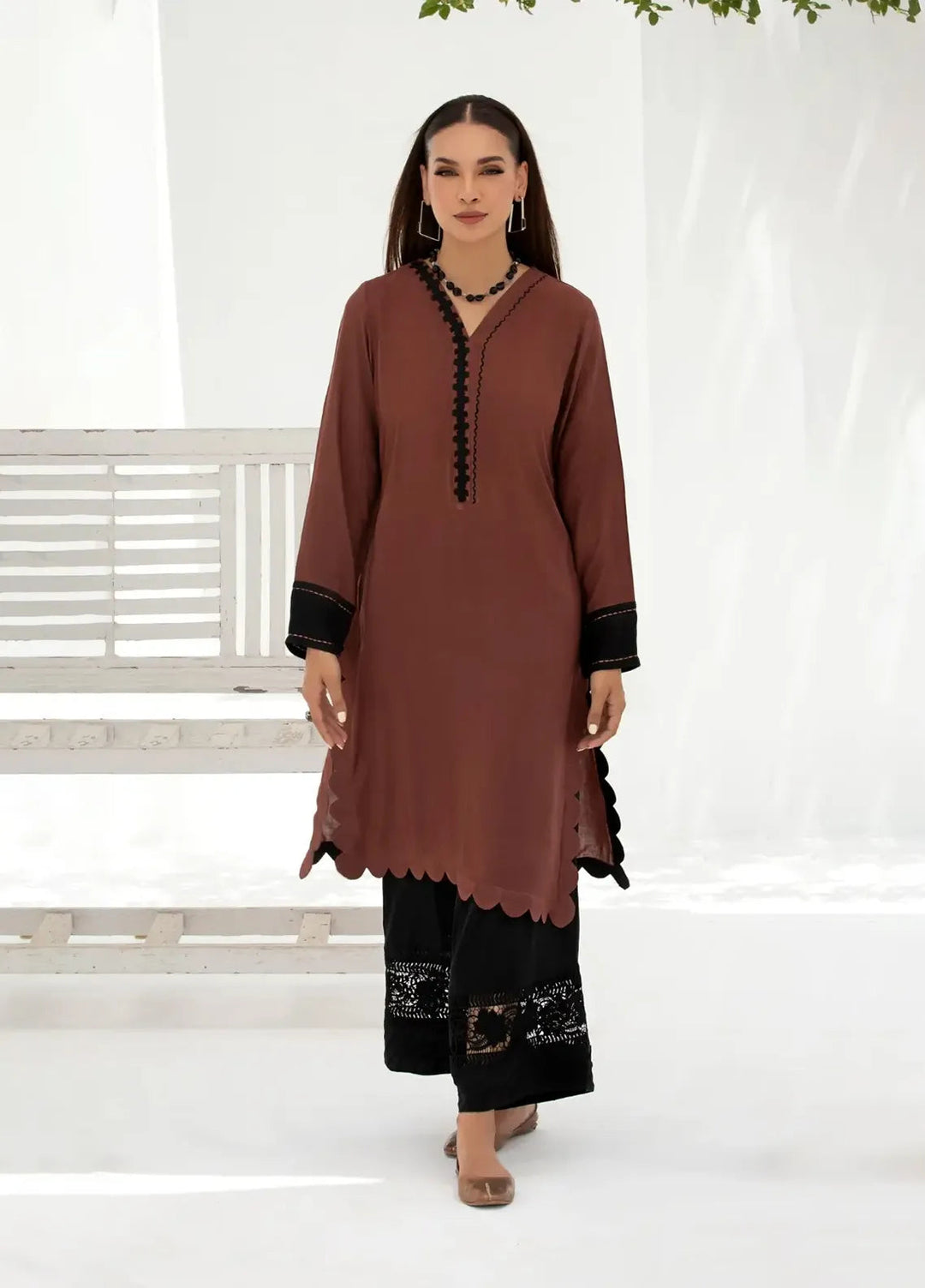 Threads By Ameerah Usman Pret Casual Cotton Kurti Jude