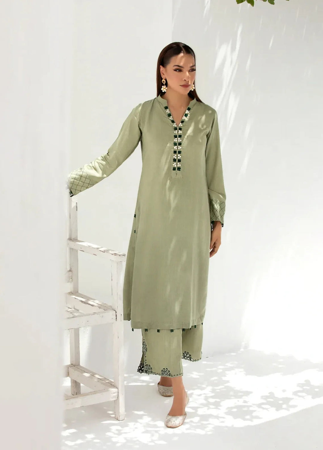 Threads By Ameerah Usman Pret Casual Viscose 2 Piece Suit Avery