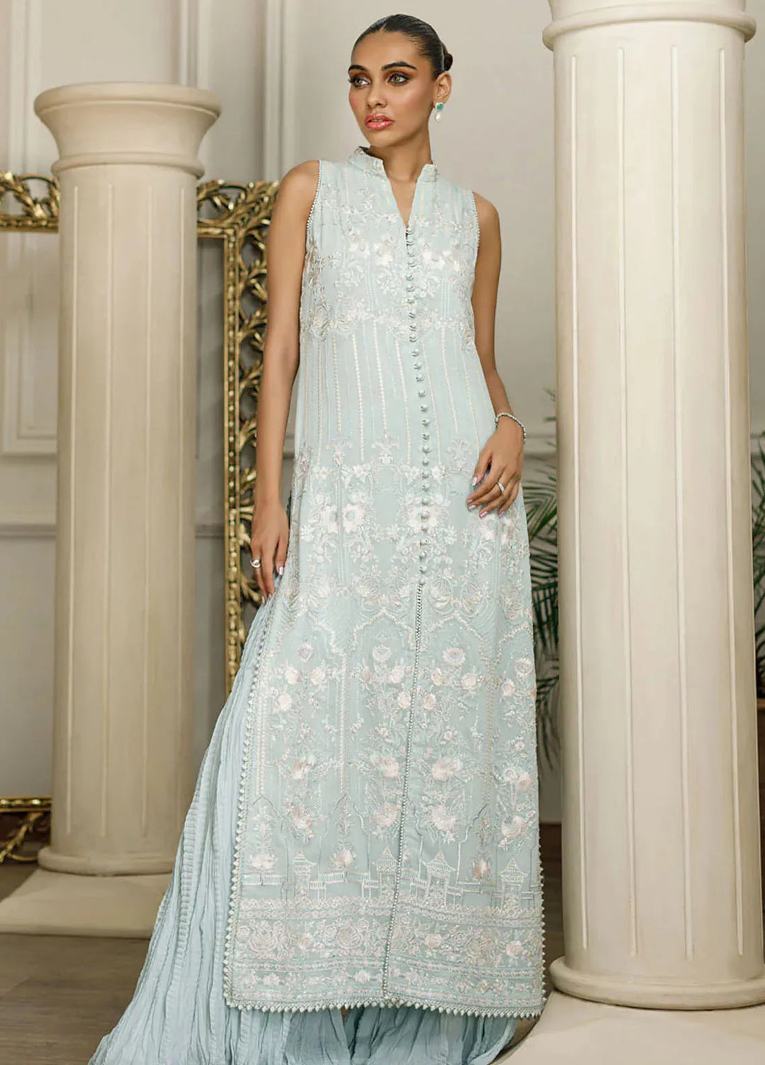 Threads & Motifs Embroidered Pret Chiffon Dress 8385