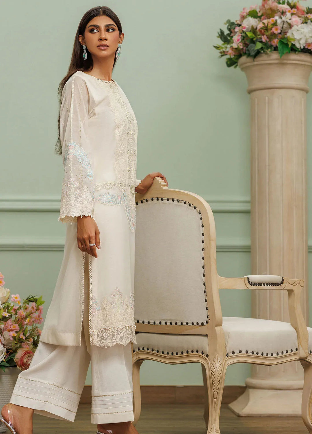 Threads & Motifs Pret Chanderi 2 Piece Suit 8968