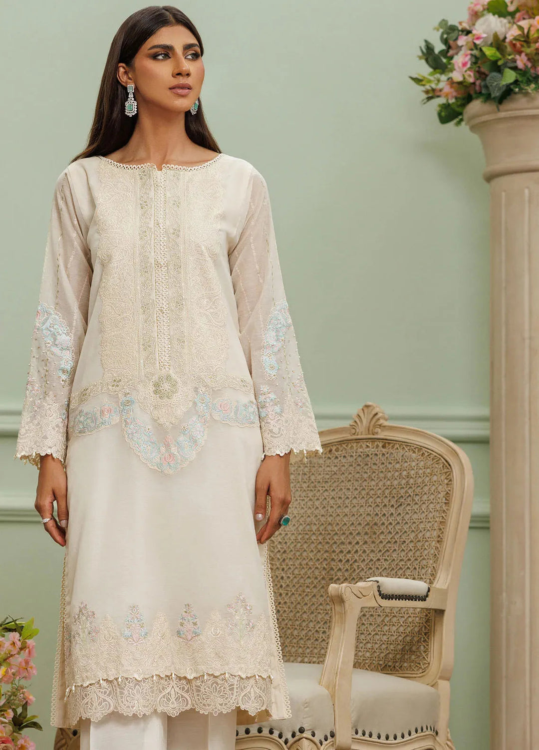 Threads & Motifs Pret Chanderi 2 Piece Suit 8968