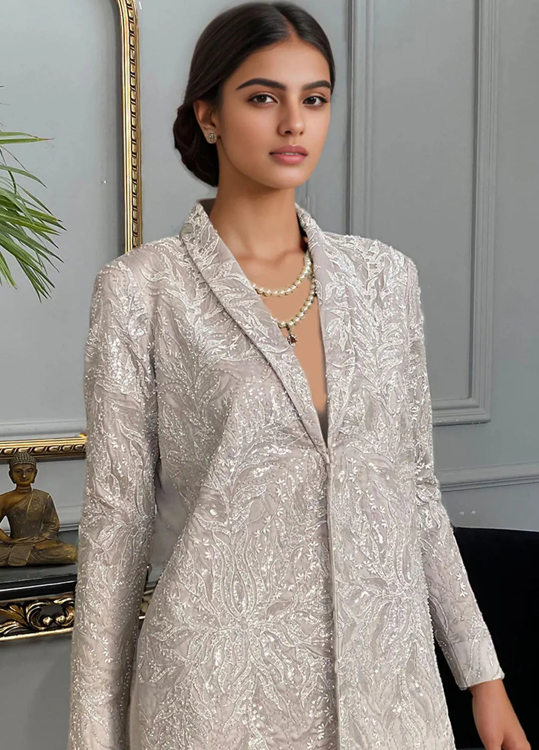 Threads & Motifs Pret Embroidered 2 Piece Suit 9252