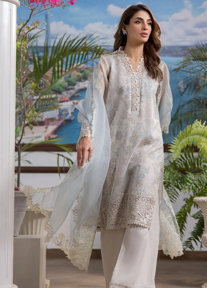 Threads & Motifs Pret Printed Khaddi Net 3 Piece Suits 9701