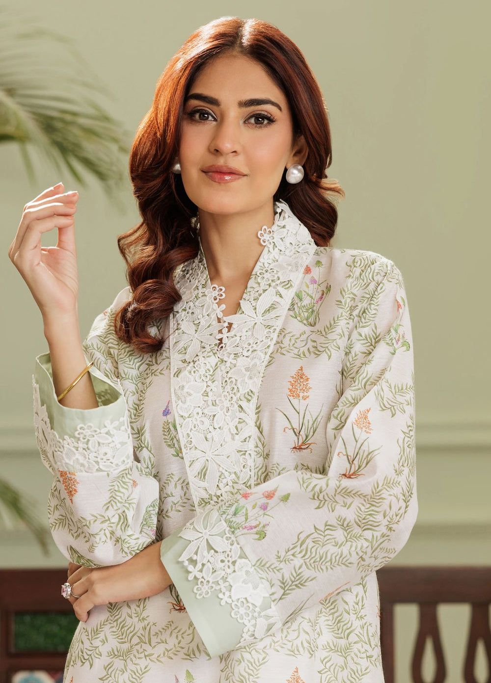 Threads & Motifs Pret Printed Khaddi Net 3 Piece Suits 9726