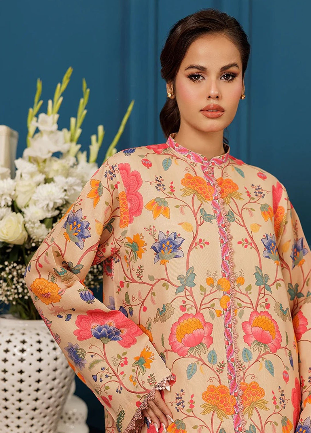 Threads & Motifs Pret Printed Viscose 3 Piece Suits 9709