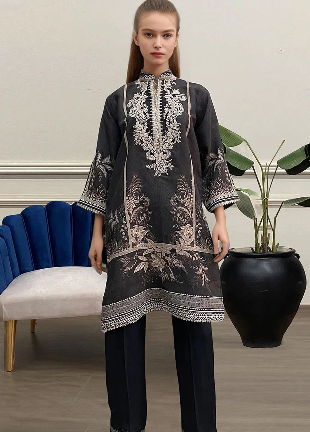 Threads & Motifs Pret Viscose 2 Piece Suit 9084