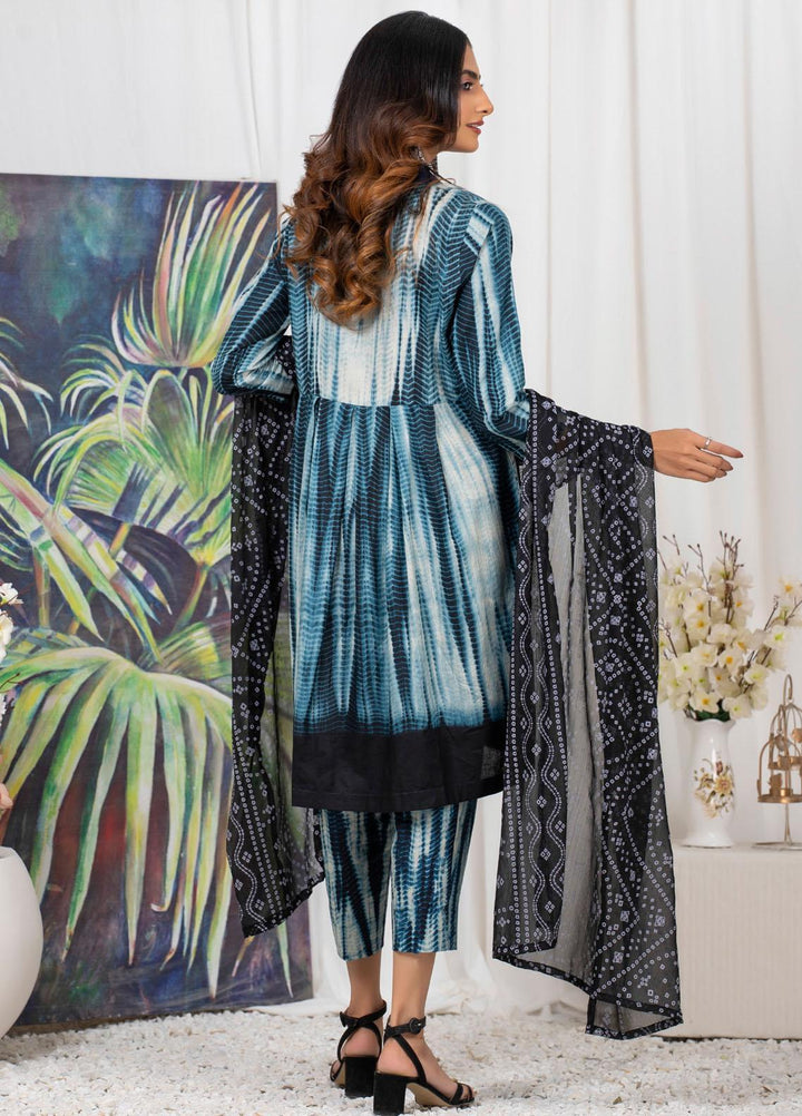 Tie & Dye by ZS Textiles  Cotton Suits Unstitched 3 Piece ZS21TD D-04 - Winter Collection