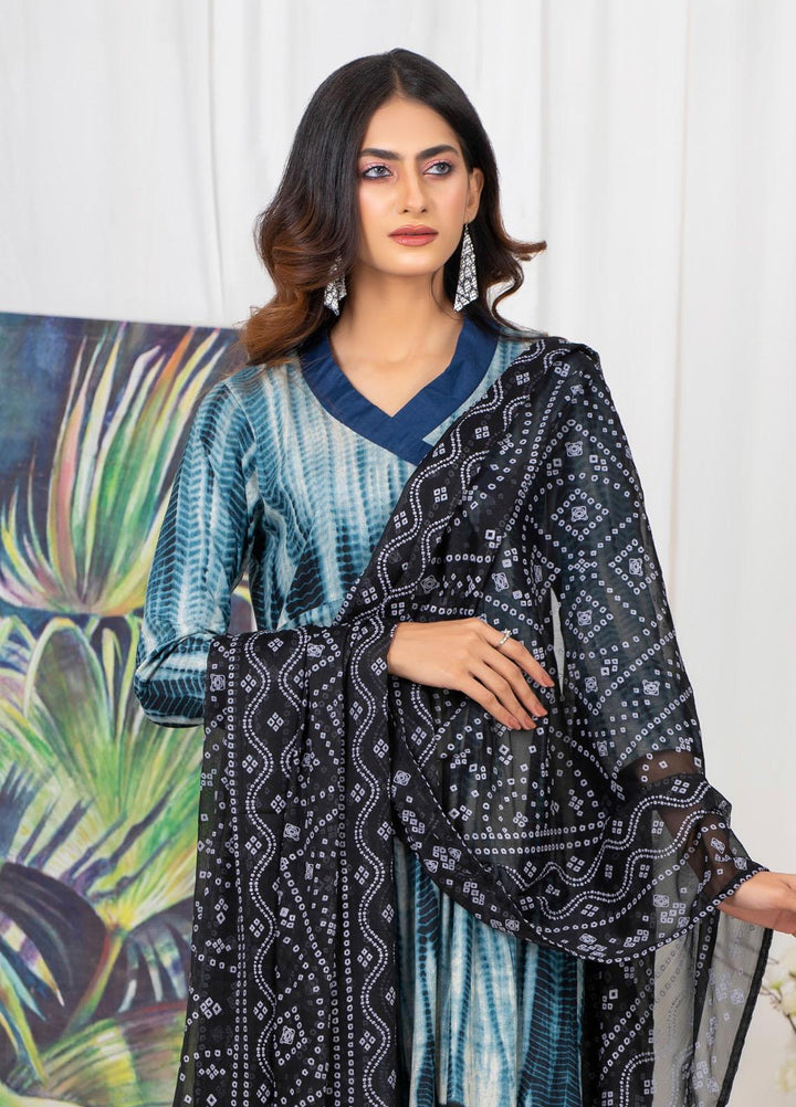 Tie & Dye by ZS Textiles  Cotton Suits Unstitched 3 Piece ZS21TD D-04 - Winter Collection