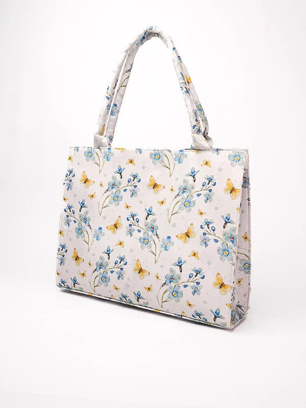 Maa aur Mai by TJK Designs Printed Savera Canvas Tote Bag - Casual Collection