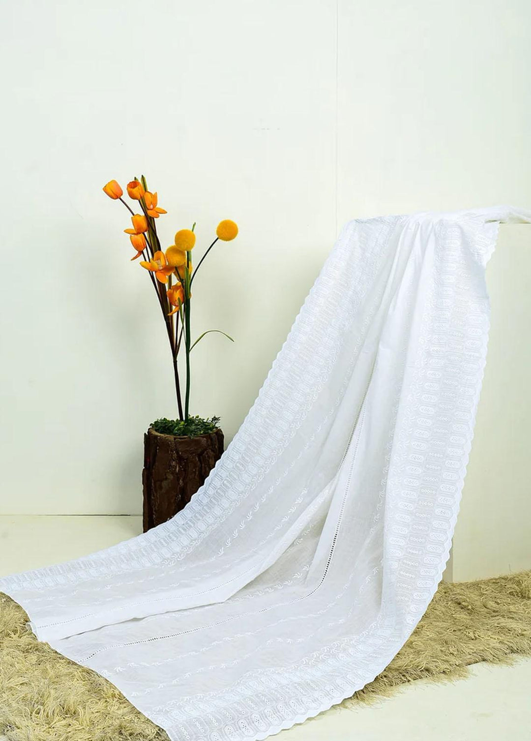 TNG Cotton Dupatta Emb-01 - Dupatta Collection