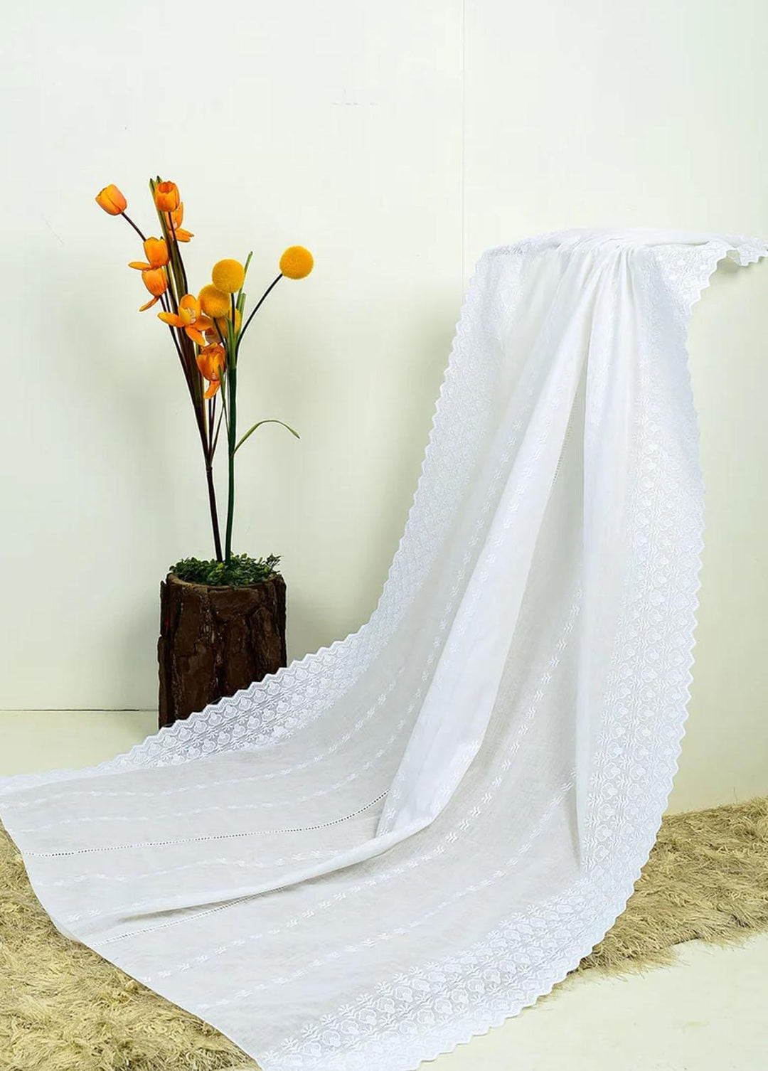 TNG Cotton Dupatta Emb-04 - Dupatta Collection